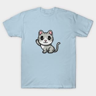 Cute Cat Smiling T-Shirt